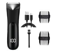 Regolabarba - Strumento per la cura del modellatore di precisione, dispositivo con display digitale LCD, tagliacapelli portatile | di controllo del taglio della modellatura della barba, strume
