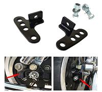 Regolabile 1 + 2 + 3 Posteriore Abbassamento Link Kit Sportster 883 + Sportster 1200 Moto Drop Links Adatto per Harley Moto (Nero)