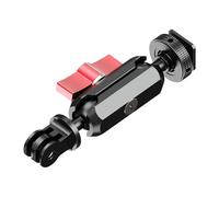 Regolabile 17mm Doppia Testa a Sfera Cold Shoe Mount per Fotografia Professionale e Videografia Attrezzature Fotografiche Supporto Flessibile