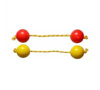 Regolabile 2 Pezzi Asalato Strumento Africano Shaker, Strumento Kashaka per Matrimoni Feste Esibizioni, Aslatuas Principiante Ballo Ritmico(D)