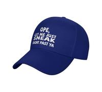 Regolabile Baseball Cappelli Ope Let Me Sneak Right Past Ya Soft Cozy Cappellini Casuali Traspirante Visiera Baseball per Running Unisex Estivo