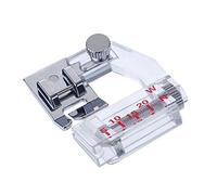 Regolabile Bias Binder Foot for all Low Shank snap-on Singer, Brother, Babylock, Euro-pro, Janome, Kenmore, White, Juki, New Home, Simplicity, Elna and more. La gamma è regolabile da 5 mm a 20 mm
