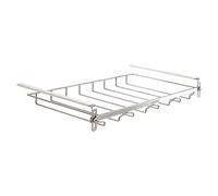 Regolabile Bicchiere Vino Organizer Da Appendere IN Metallo Vetro Cremagliera