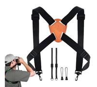 Regolabile Binocular Harness Strap - 0,39 x 0,39 in Cross-Style Safety Strap | Outdoor Universal Accessory For Hunting, Birdwatching, Photography, Golf, Hiking, Climbing, Travel, Binocular Support,