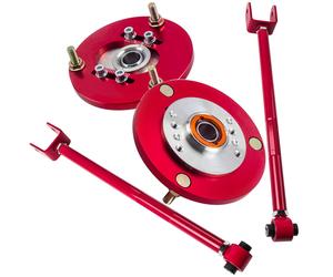 Regolabile Camber Control Arms + Front Camber Plate Top Mounts Kit For BMW E36