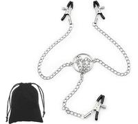 Regolabile capezzolo Entrainment catena di metallo non forato capezzolo anello gioielli per coppia flirtare