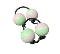Regolabile Classici Asalato percussioni Musicali Manuali, Strumento Kashaka per La Formazione Musicale, Educazione Della Prima Infanzia Aslatuas(2pcs,Pink-green)