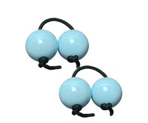 Regolabile Classici Asalato percussioni Musicali Manuali, Strumento Kashaka per La Formazione Musicale, Educazione Della Prima Infanzia Aslatuas(2pcs,Blu)