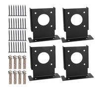 Regolabile Deck Post Ancoraggi Base Staffe Portatile Robusto Rinforzato Accessorio per Struttura Sicura Hardware Esterno