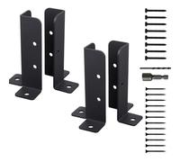 Regolabile Deck Post Ancoraggi Staffe di Base Portatile Robusto Accessorio Rinforzato per Sicuro Deck Struttura Decking Accessorio