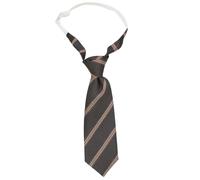 Regolabile Forza Prelegata Caffè A Righe Giapponese College JK Collo Cravatta Stdu In Bowtie Per Uniformi Scuola Abbigliamento Formale Facile Da, Stile corto senza nodi, Taglia unica