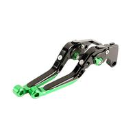 Regolabile Frenatura Leva Del Manubrio Estensibile, Pieghevole, Regolabile, Freno E Frizione, 20 Colori Per Z900RS Per Z 900 RS 2018 2019 2020 2021(Black Green)