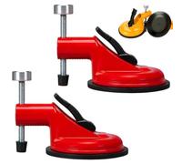Regolabile Height Setter, Floor Gap Fixer Tool Professional Countertop Leveling Tool with Vacuum Suction Cups for Seam Alignment, CounterTop Installation & Repair (Red 2PCS)