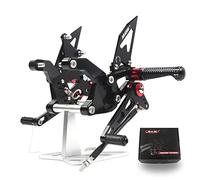 Regolabile Pedaline Pedane(Versione2.0) per Z900 ZR900 2020-2025 Set posteriore Pedane Poggiapiedi Foot Boards Accessori Nero Z 900 ZR 900 2021 2022 2023 2024