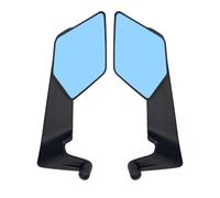 Regolabile Per Phoenix Per Ala Invisibile Per Ala Moto Specchietto Retrovisore Compatibile Con Aprilia Per Tuono 125 Re660 1100 Specchietto Moto Retrovisore(Black and blue)