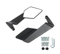 Regolabile Per Phoenix Per Ala Invisibile Per Ala Moto Specchietto Retrovisore Compatibile Con Aprilia Per Tuono 125 Re660 1100 Specchietto Moto Retrovisore(Black and white)