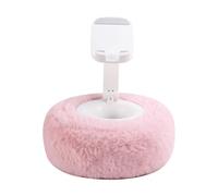 Regolabile per supporto alla lettura del Kindle Pillow Stand con porta-telefono a 360 in una ciotola pelosa per il Bed Pink