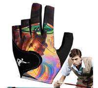 Regolabile Pool Mittens, Quick Drying Left Hand Glove, Breathable Billiard Lightweight Accessory for Pools snoker, Left/right Use | Ideal Men Women Cue Sport Practice Tournament Play Indoor Recreat