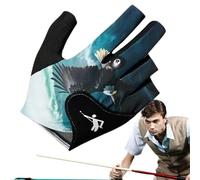 Regolabile Pool Mittens, Quick Drying Left Hand Glove, Breathable Billiard Lightweight Accessory for Pools snoker, Left/right Use | Ideal Men Women Cue Sport Practice Tournament Play Indoor Recreat