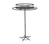 regolabile rack isola circolare, pavimento al soffitto ruotante scaffali del negozio di abbigliamento, scaffali per abbigliamento, scaffali espositori del negozio di abbigliamento femminile,Black