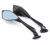 regolabile specchietti manubrio Per K&awasaki Per Ninja250 2011 2012 2013 2014 2015 2016 2017 2018 Specchietto Retrovisore Sinistro E Destro Per Moto Specchietti Retrovisori Laterali(Long blue lens)