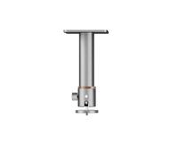 Regolabile Supporto for proiettore: montaggio a parete in lega di alluminio, universale, design a foro singolo, telescopico, regolabile in altezza Salvaspazio(Silver,M)