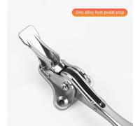 Regolabile Supporto Porta Muro Protezione Zincs Lega Fermaporta con Gomma Punta