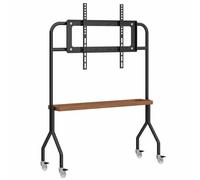 RegolabileMobileTVCartonWheelsfor3270"TVsAltezzaRegolabilePavimentoSupportoMediaShelfPerfettoPer Casa e UfficioUniversaleRollingTVStand