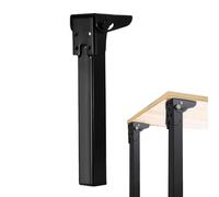 Regolabili Replacement Table Legs - Foldable Metal Legs For Tables | Heavy Duty Height Adjustable Furniture Support | Compact Replacement Parts For Bathroom Cabinets, TV Stands, divani e Nightstands