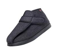 Regolabili Scarpe da Passeggio,Larghe per Piedi Gonfi Scarpe da Passeggio Regolabili La Neuropatia Dolorosa dei degli Anziani.Black-45