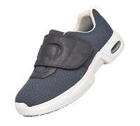 Regolabili Scarpe da Passeggio,Larghe per Piedi Gonfi Scarpe da Passeggio Regolabili La Neuropatia Dolorosa dei degli Anziani.Grey,40