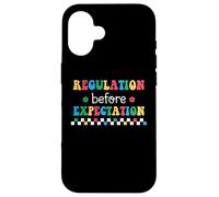 Regolamento prima delle aspettative Autismo Educazione speciale Custodia per iPhone 16