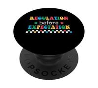 Regolamento prima delle aspettative Autismo Educazione speciale PopSockets PopGrip Adesivo