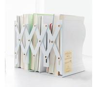 Regolare la mensola per libri, grande reggilibri in metallo, supporto da scrivan