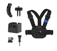 Regolare petto Mount Harness pettorale gilet per tasca 3 telecamere titolare fotografia facile da indossare e stabile telecamere multiple