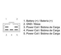 Regolatore alternatore DZE DZE02469 per Yamaha XV 0.1 1997-1997
