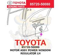 REGOLATORE ALZACRISTALLI ELETTRICO ASSY MOTORE ORIGINALE TOYOTA LEXUS LS430 L...