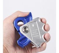 Regolatore anticaduta con fune autobloccante in alluminio per arrampicata,