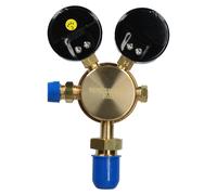 Regolatore Argon Monofase 2 Gauge Gas Bombola 300 Bar Saldatrice