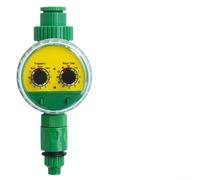 Regolatore automatico di irrigazione Timer dell'acqua da giardino con manopola per piante Regolabile ciclo 1-120 minuti 1-72 ore Alimentazione a batteria 2 AAA per IDEALE per prato e aiuola Verde 1