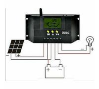 REGOLATORE CARICA SOLARE FOTOVOLTAICO 30A LCD 12V /24V X PANNELLO SOLARE CM3024Z