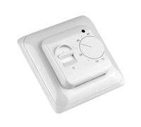Regolatore climatico analogico, termico manuale, console rotante di precisione per calore radiante, materiale resistente con sensore interno dell'aria, scudo termico, strumento per ufficio