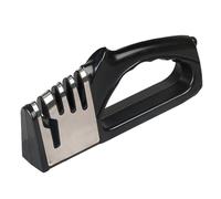 Regolatore coltelli - Aiquori taglierina per taglierina da cucina | Affilatrici manuali per coltelli | Regolatore per taglierina manuale a 4 piani con manico morbido | Regolatore da cucina con b