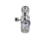 Regolatore con Manometro Preciso, style to 2, size to 2 | Compatto, Regolabile, Valvola con Manometro, per Birra Fatta in Casa, Acquario, Hobbisti