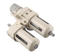 Regolatore del filtro dell'aria compressa, separatore per scarico semiautomatico 25-30, elemento in rame, controllo della pressione regolabile per sistemi pneumatici industriali (1/2")