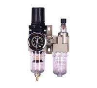 Regolatore del filtro dell'olio del compressore della pompa dell'aria, separatore pneumatico dell'acqua, pressione, drenaggio manuale, alimentazione AC2010-02 tipo(AC2010-02 w PC4mm)