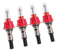 Regolatore del flussometro for riscaldamento a pavimento, confezione da 4 - Flussometro distributore for ottimizzare la distribuzione del calore negli impianti di riscaldamento a pavimento(4Stück 1/2)