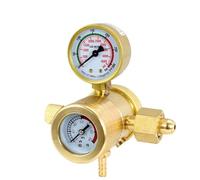 regolatore del misuratore di flusso dell'argon, Regolatore di gas for saldatura MIG TIG Argon CO2 da 0-30 MPA con misuratore di portata e manometro(Ar-193)