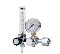regolatore del misuratore di flusso dell'argon, Regolatore di gas for saldatura MIG TIG Argon CO2 da 0-30 MPA con misuratore di portata e manometro(Ar-196)