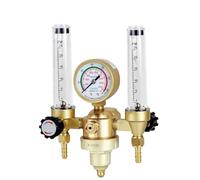 regolatore del misuratore di flusso dell'argon, Regolatore di gas for saldatura MIG TIG Argon CO2 da 0-30 MPA con misuratore di portata e manometro(Ar-328)